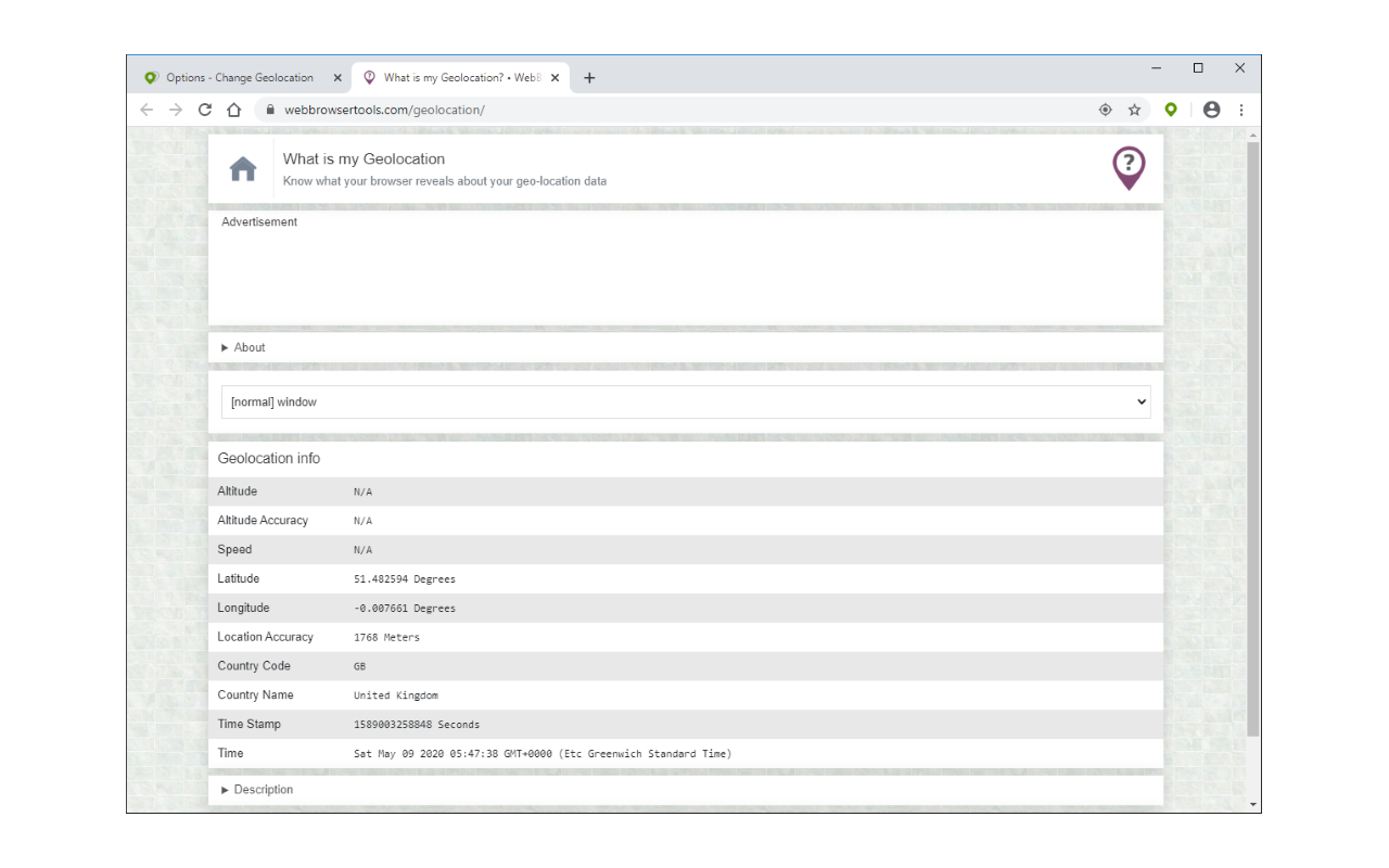 Change Geolocation Chrome Web Store