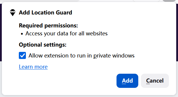 Step 2: Configure privacy level settings in Location Guard
